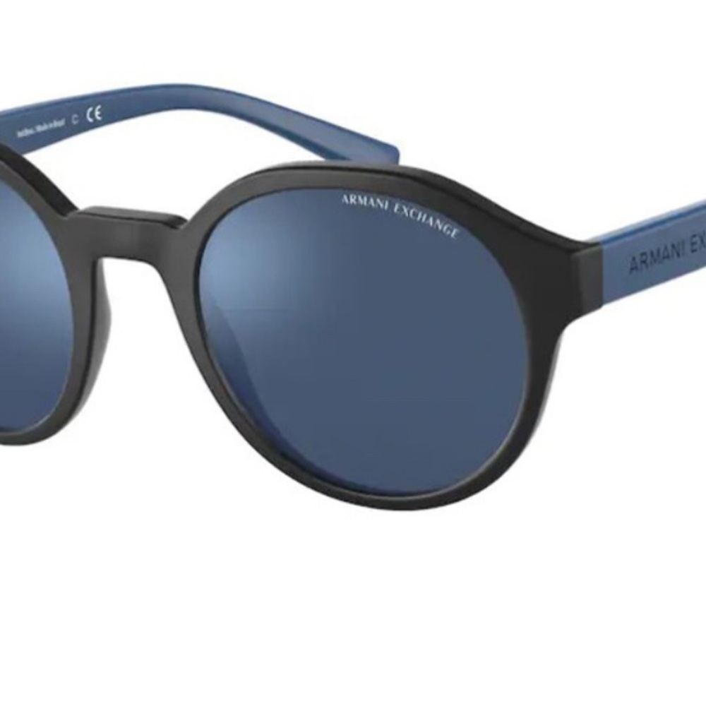 Armani Exchange Black and Blue Sunglasses